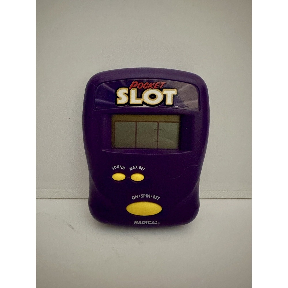 Vintage 1997 Radica Pocket Slot Electronic Handheld Game - Battery Included‎